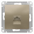 Розетка компьютерная RJ45 механизм Schneider Electric AtlasDesign Шампань Systeme Electric AtlasDesign ATN000583