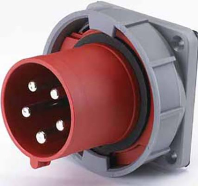 Вилка для скрытой проводки 635 3Р+РЕ+N 63А 380В IP67 DEKraft DEKraft  26067DEK