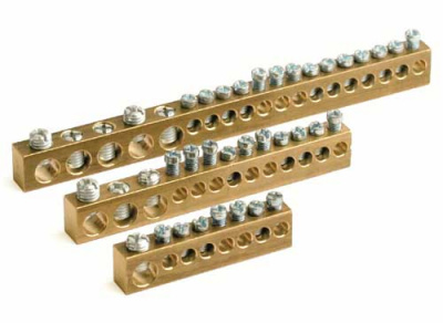 Шина латунная 5х7мм, 1х8мм, 1х9мм, 1х12мм DKC DKC  BD1608