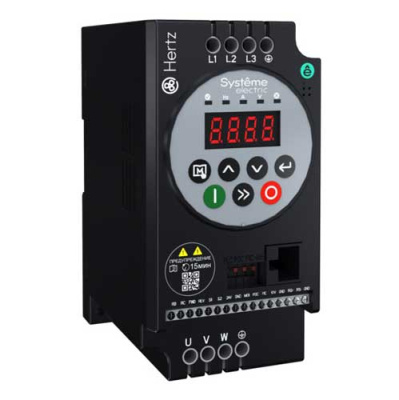 Systeme Electric Преобразователь частоты STV050 Hertz 1,5 кВт 380В ЭМС С3 + LED панель оператора Systeme Electric STV050 STV050U15N4