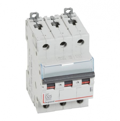 Автоматический выключатель 3P 25 A D 6kA Legrand DX3 Legrand DX3 408091