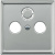 Накладка розетки TV-FM-SAT Merten System Design Сталь Merten System Design MTN294146