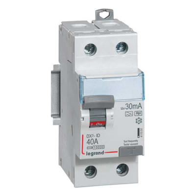 Устройство защитного отключения 2P 40A тип Hpi 30mA Legrand DX3-ID Legrand ВДТ-DХ3-ID 411591