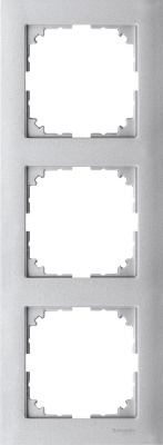 Рамка 3-постовая Merten M-Pure Алюминий Merten M-Pure MTN4030-3660