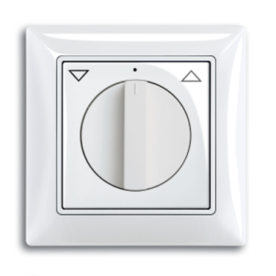 Выключатель жалюзийный поворотный с фиксацией ABB BJB Basic55 Белый ABB Basic 55 2CKA001101A0920