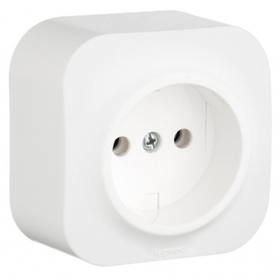 Розетка без заземления IP20 Legrand Quteo Белый Legrand Quteo 782210