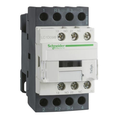 Контактор D 4P (2НО+2НЗ),АС1 20А,НО+НЗ,220V 50/60 Гц, Schneider Electric Schneider Electric  LC1D098M7