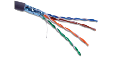 Hyperline Кабель витая пара FTP4-C5e-SOLID-GY(305м) КПП Импорт  Hyperline FTP4-C5e-SOLID-GY 