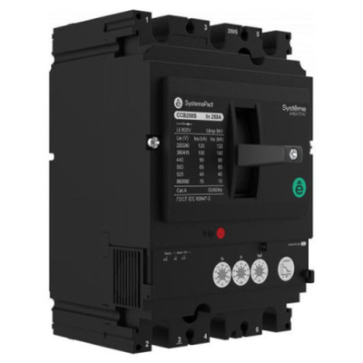 Автомат SYSTEMEPACT CCB160 50KA 4P4D S5.2E 160A рычаг LV431886 Systeme Electric Systeme Electric  SPC160N16052E4DF