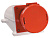 Розетка стационарная 3P+РЕ+N 125A/380V IP54 красный IEK ССИ-145