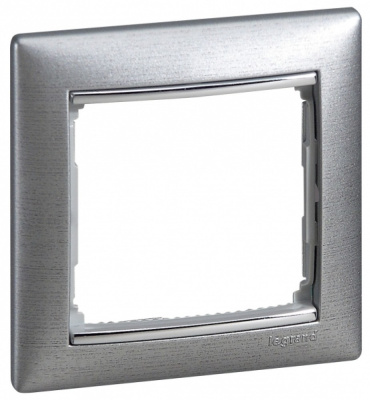 Рамка 1-постовая Legrand Valena Алюминий матовый Legrand Valena 770331