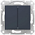 Выключатель 2-клавишный 10A Schneider Electric Sedna Графит