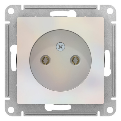 Розетка без заземления 16A механизм Schneider Electric AtlasDesign Жемчуг Systeme Electric AtlasDesign ATN000441