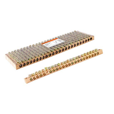 Шина "N" нулевая 8х12мм 24 группы/крепеж по краям 125A TDM 24/2 TDM ELECTRIC TDM Шины SQ0801-0075