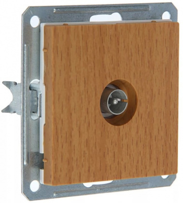 Розетка TV оконечная Wessen 59 Бук Wessen Wessen 59 RTS-151-8-86