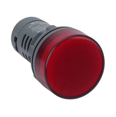 Systeme Electric Лампа сигнальная SB7 моноблочная 22мм красная LED 24В DC Systeme Electric  SB7EV04BP