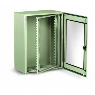 Шкаф настенный пустой с прозрачной дверцей с рамой 19" 700х600х400мм 13мод, IP66 Schneider Electric Spacial VDM Schneider Electric Spacial VDM NSYVDM13U4P