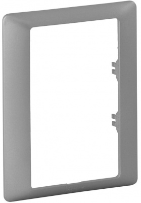 Рамка 1-постовая для двойной розетки Legrand Valena Life Алюминий Legrand Valena Life 754241