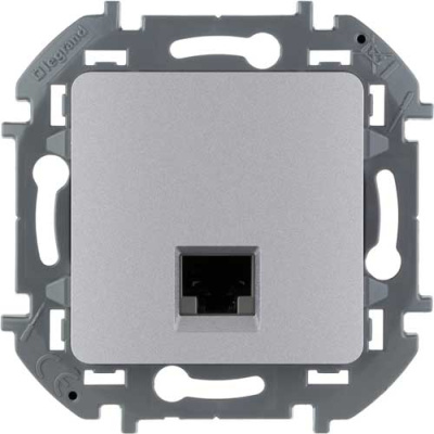 Розетка компьютерная RJ 45 - категория 6 - UTP IEK Inspiria Алюминий IEK Inspiria 673832