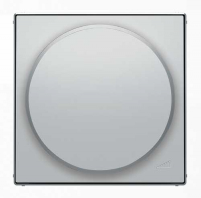 Накладка светорегулятора поворотного с поворотной ручкой ABB NIE Sky Серебристый алюминий 8560.2 PL ABB Sky 2CLA856020A1301