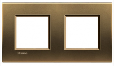 Рамка прямоугольная 2+2 мод Bticino Living Light Бронза Bticino Living Light LNA4802M2BZ