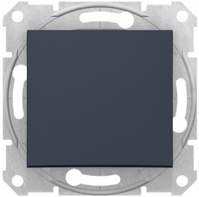 Переключатель перекрестный 1-клавишный 10A Schneider Electric Sedna Графит Schneider Electric Sedna SDN0500170
