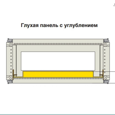 Панель глухая с углублением 400х600мм / PPBR4060 ABB System pro E power ABB E power 1STQ007727A0000