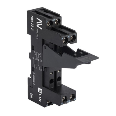 Разъем для реле РM slim 22/2 EKF AVERES   rms-22-2