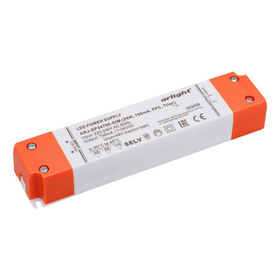 Блок питания ARJ-SP34700-DIM 24W, 700mA, PFC, Triac Arlight Arlight ARJ-SP 022438Arlight