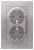 Розетка двойная с заземлением 16A в сборе Schneider Electric AtlasDesign Алюминий Systeme Electric AtlasDesign ATN000324