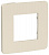 Рамка 1-постовая Schneider Electric Unica New Studio Color Бежевый/Бежевый