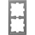Рамка 2-постовая Merten D-Life Нержавеющая сталь