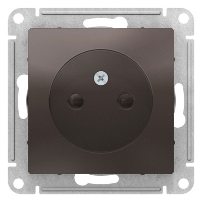 Розетка без заземления со шторками 16A механизм Schneider Electric AtlasDesign Мокко Systeme Electric AtlasDesign ATN000649