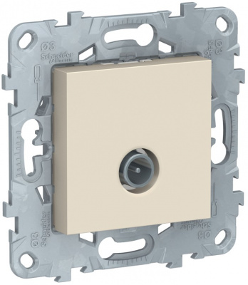 Розетка TV проходная Schneider Electric Unica New Бежевый Schneider Electric Unica New NU546344