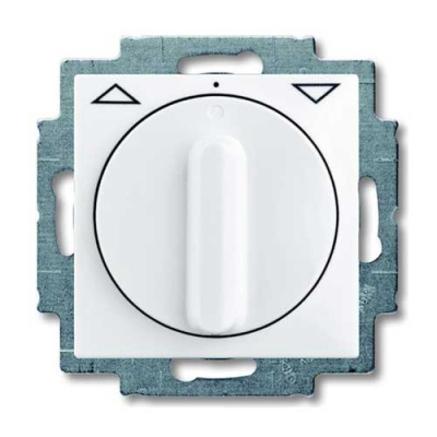 Выключатель жалюзийный поворотный без фиксации ABB BJB Basic55 Слоновая кость ABB Basic 55 2CKA001101A0923