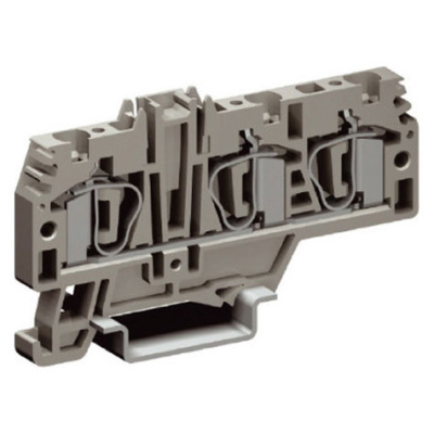 HMM.4/1+2GR, проходной зажим 4кв.мм 1ввод/2 вывода DKC DKC  ZHM210GR