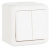 Выключатель 2-клавишный 10A IP44 Legrand Quteo Белый Legrand Quteo 782302