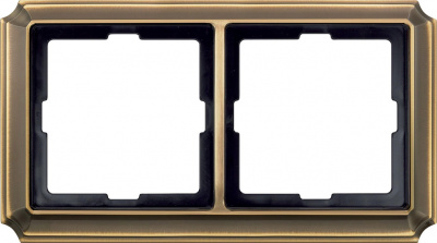 Рамка 2-постовая Merten Antique Античная латунь Merten Antique MTN483243