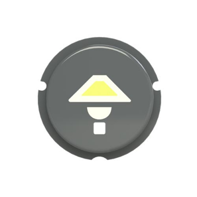 Кнопка освещение free@home, серый ABB Zenit SBL-N2GR ABB  2CLA202610N1402