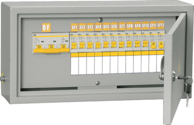 Щит освещения 210х410х120мм, IP31 / светло-серый IEK ОЩВ-3-100-12-0 36 IEK ОЩВ MSM10-3N-100-12-31