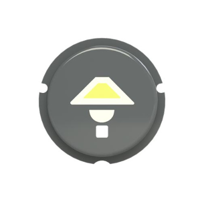 Кнопка освещение free@home, серый ABB Zenit SBL-N2GR ABB  2CLA202610N1402