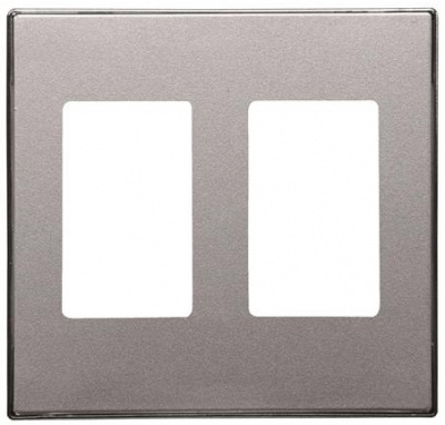 Накладка для механизма VDI 2 поста ABB NIE Sky Серебряный 8555.1 PL ABB Sky 2CLA855510A1301
