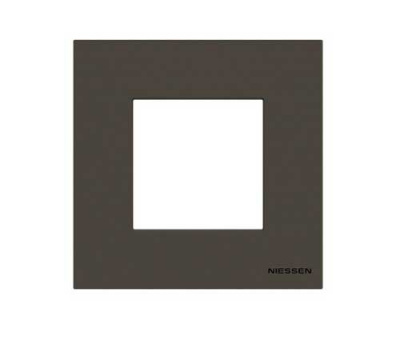 Рамка 1-постовая 2 мод ABB NIE Zenit Антрацит N2271 AN ABB Zenit 2CLA227100N1801