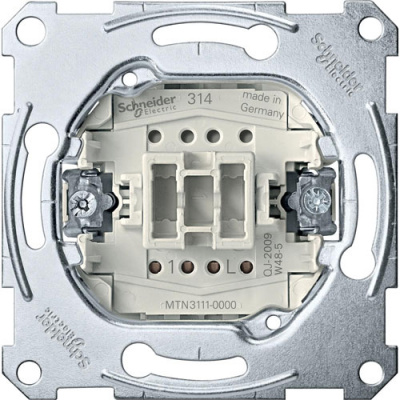 Механизм Выключатель 1-клавишный 10A Merten SM&SD Merten Merten Механизмы MTN3111-0000