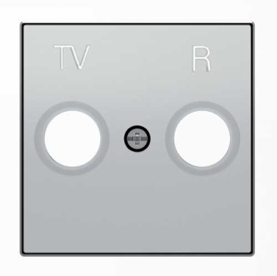 Накладка розетки TV-R ABB NIE Sky Серебристый алюминий 8550 PL ABB Sky 2CLA855000A1301