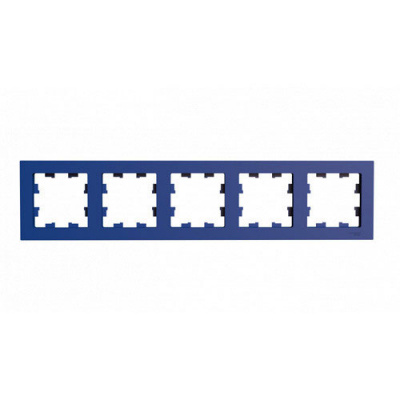 SE AtlasDesign Рамка 5-постовая Аквамаринин универсальная Systeme Electric AtlasDesign ATN001105