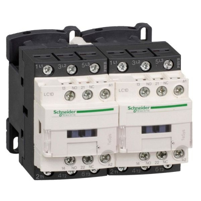 Контактор реверсивный D 3Р,25 A,НО+НЗ,230V 50/60 Гц,зажим под винт, Schneider Electric Schneider Electric  LC2D25P7