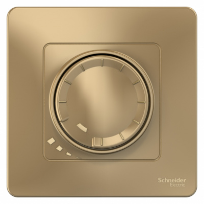 Светорегулятор поворотно-нажимной универсальный скрытой установки 400ВТ Systeme Electric Blanca Титан Systeme Electric Blanca BLNSS040014