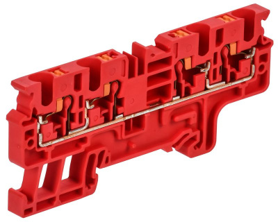 ARMAFIX Клемма пруж. Push In CP-MC 4 выв. 4мм2 красная IEK IEK ARMAFIX AF-CT22-00-4-K04-004