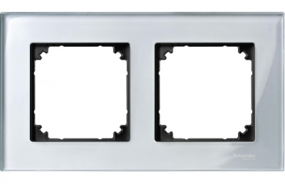 Рамка 2-постовая Merten M-Elegance Стекло Алмаз Merten M-Elegance MTN4020-3260